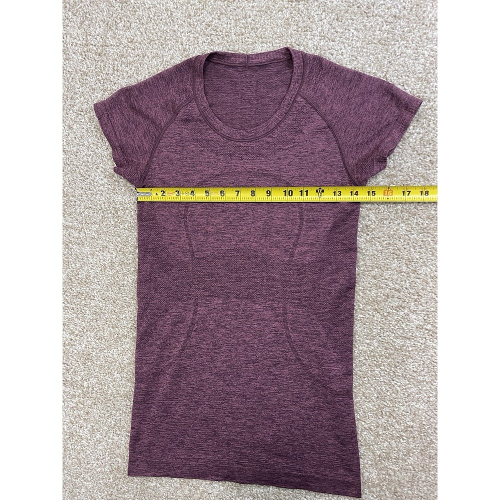 Lululemon Ocher Swiftly Tech SS Short Sleeve Shirt 6 - Picture 7 of 8